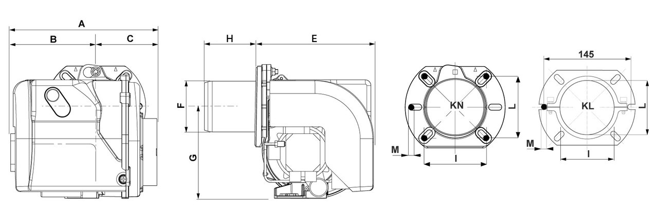 Горелка ELCO PROTRON p1.40 l teh