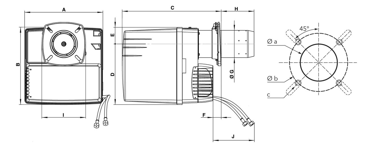 Горелка ELCO PROTRON p2.210 l tcg